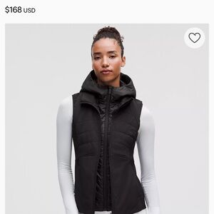 Lululemon Athletica Black detachable hood Vest
